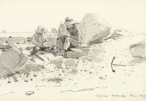 The Boat Builders by Winslow Homer